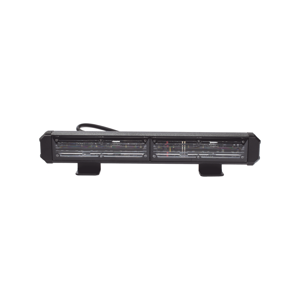 Barra de Luz de Advertencia, 2 Módulos de 6 LED, 11 Pulgadas Clara