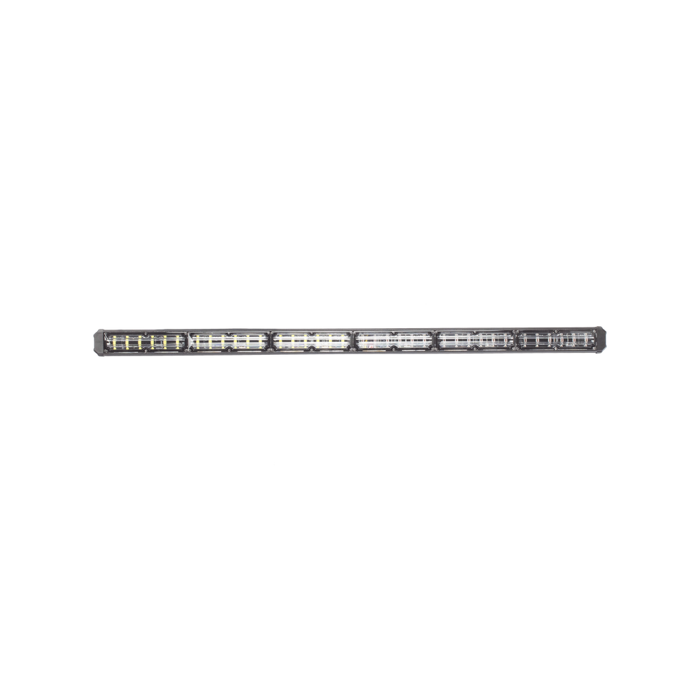 Barra de luz de advertencia de 6 Módulos de 6 LED, 30 Pulgadas, Roja
