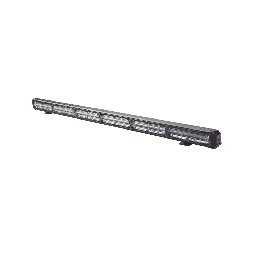 6-Module 6-LED Warning Light Bar, 30 Inch, Clear