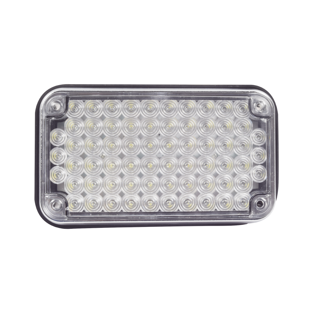 Luz de Advertencia de 6X4", Color Claro, Ideal para Ambulancias