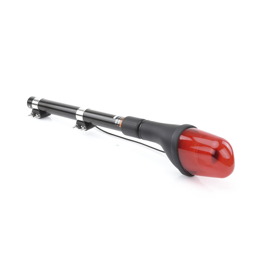 Luz telescópica para motocicleta, color rojo