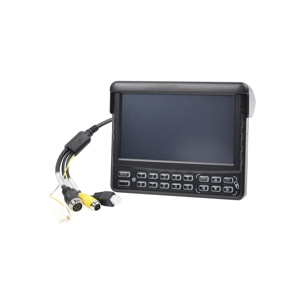 Panel de Control Dáctilar Multifuncional con Monitor de 7" / Soporta Audio de Dos Vías / Compatible con DVR´s Móviles XMR Epcom