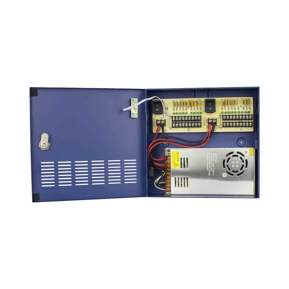 Fuente de Poder Profesional HEAVY DUTY @ 30 Amperes / 18 canales / Hasta 1.7 Amperes por Salida / Protección Contra Sobrecargas / Filtro de Ruido por Canal / Aprobaciones: IEC/EN/UL/CSA, 60950 GB4943.