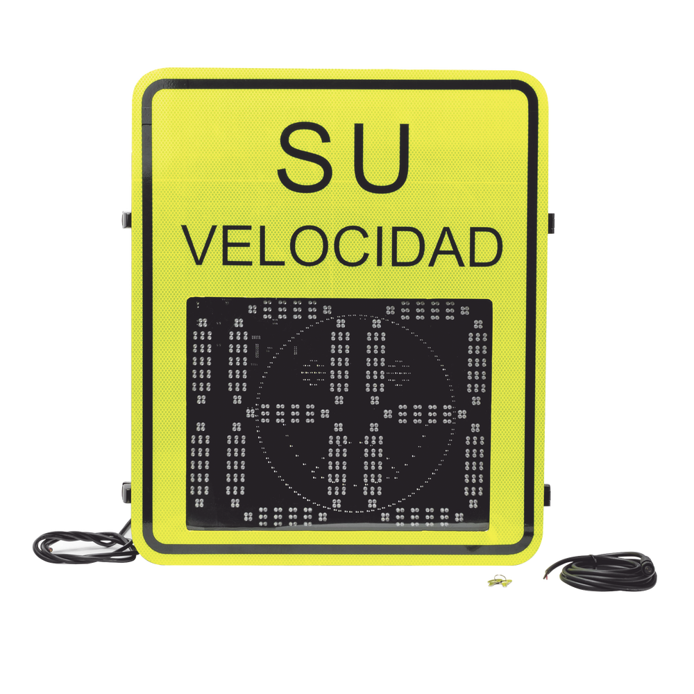 Radar Medidor de Velocidad de 3 Dígitos / Doble salida de Relevador / Tarjeta Micro SD / Puerto de red TCP IP / Detección de Exceso de Velocidad / Integración con Cámara.