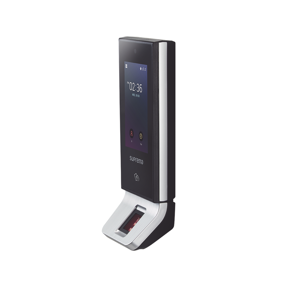 Multi-technology fingerprint reader, Mifare cards and mobile phones via Bluetooth