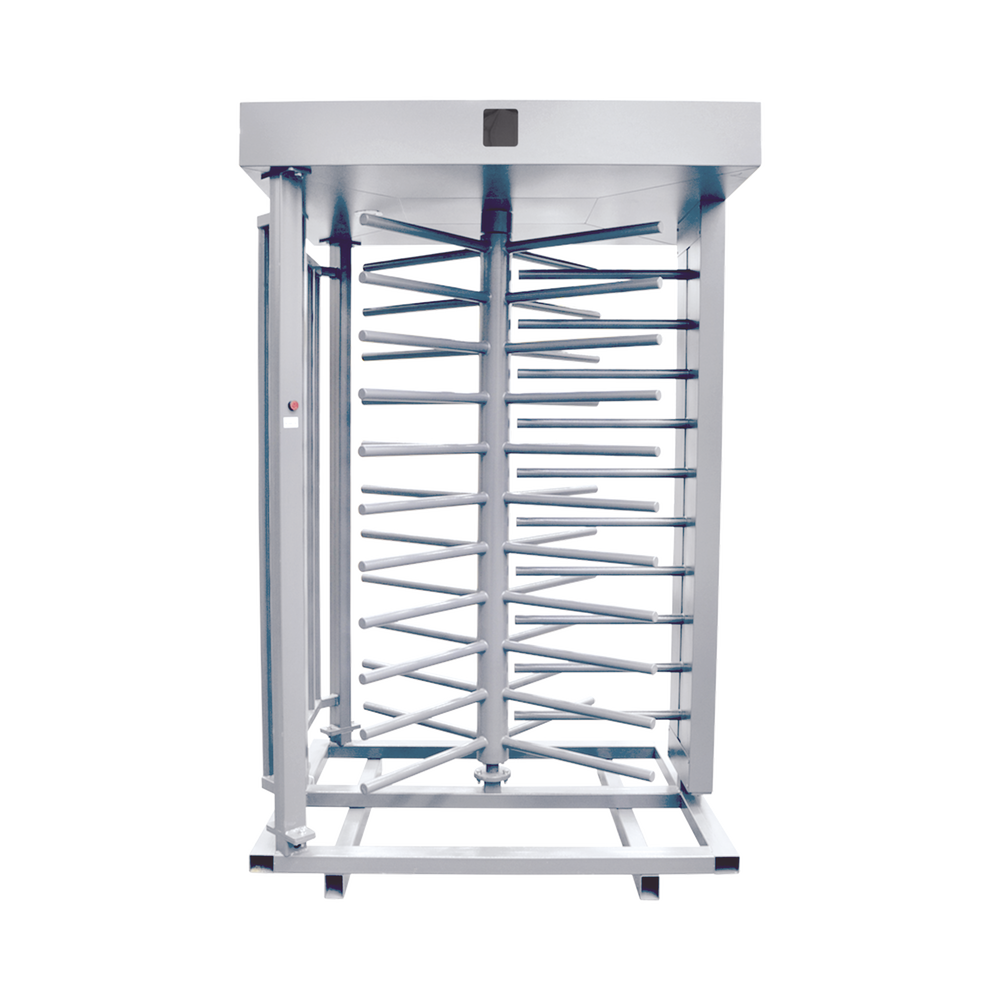 Single Turnstile / Full Body / Indoor/Outdoor / 100% Steel with Gray Paint / Gray Painted Center Shaft / Luxury Finish / High Traffic