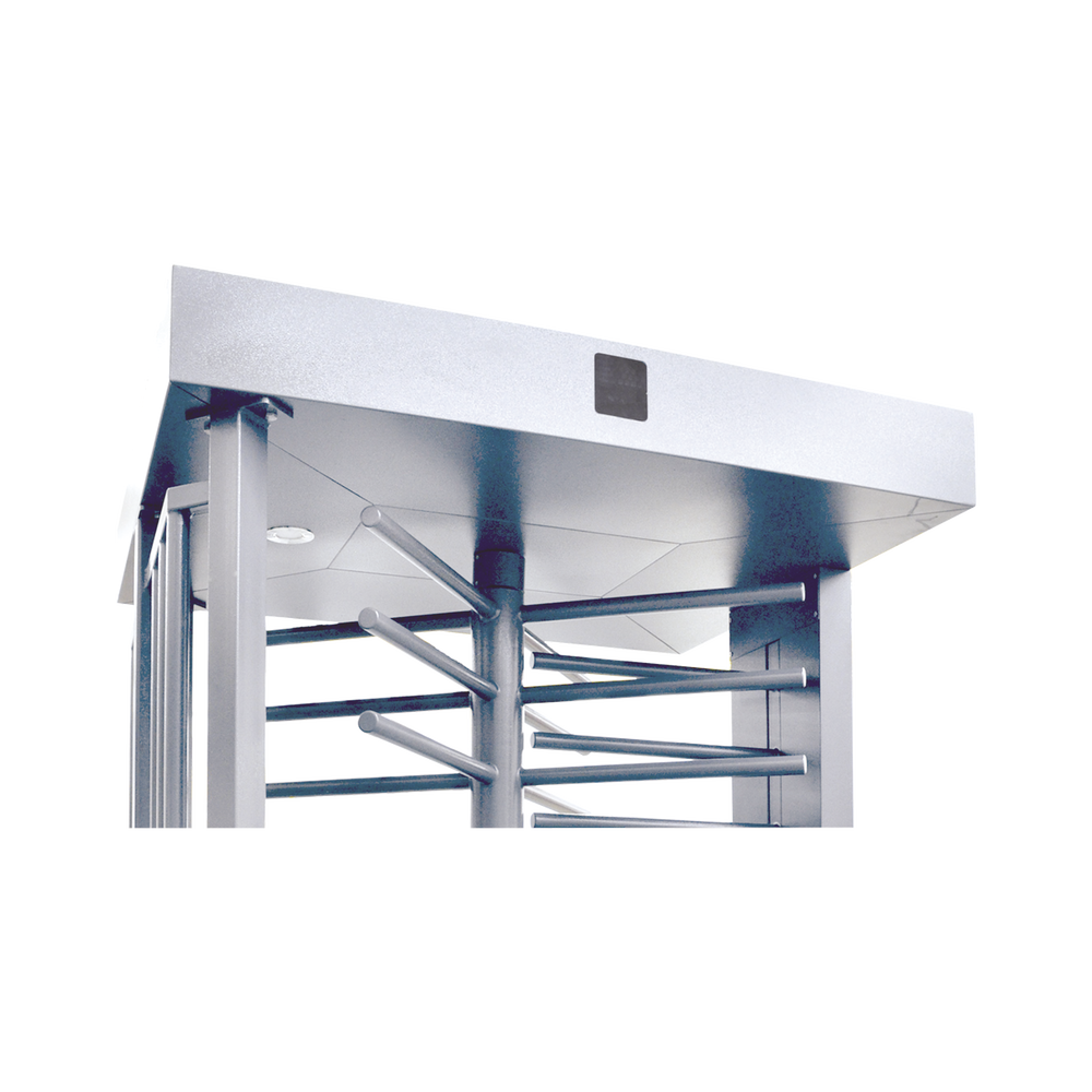 Single Turnstile / Full Body / Indoor/Outdoor / 100% Steel with Gray Paint / Gray Painted Center Shaft / Luxury Finish / High Traffic