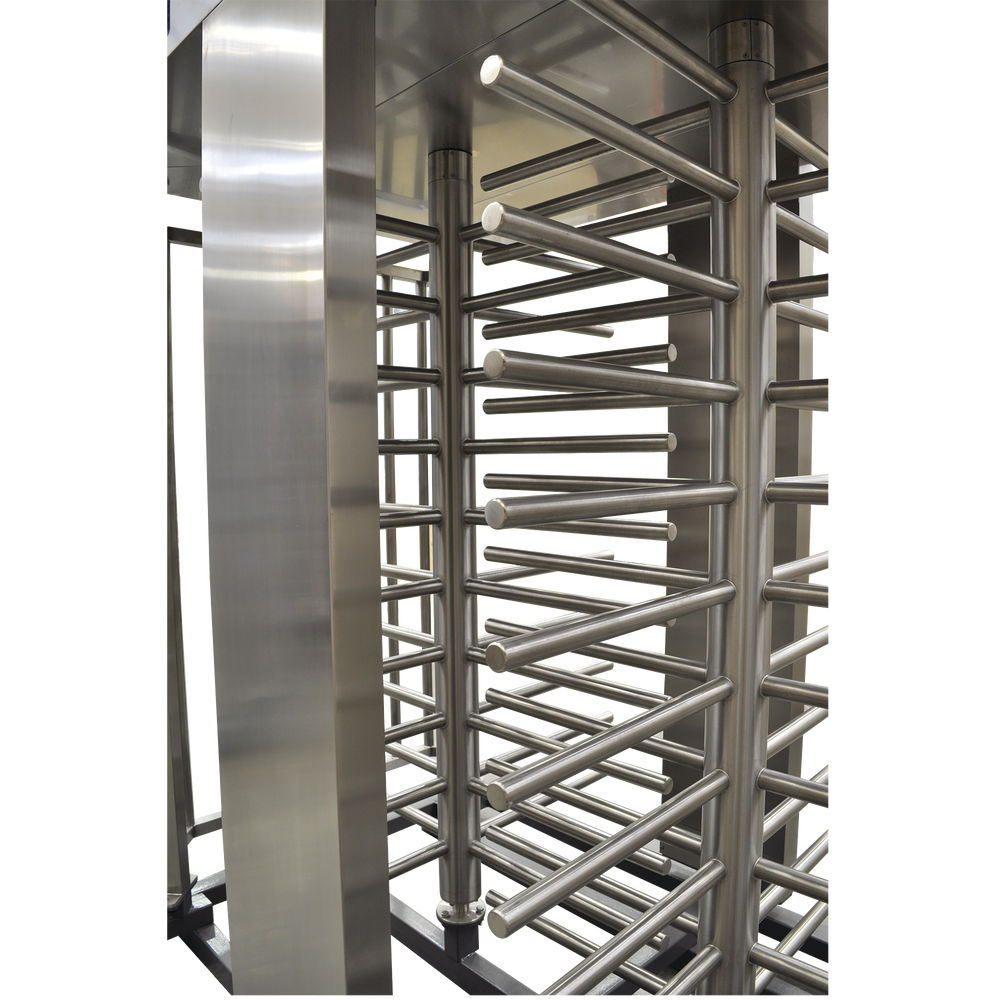 Double Turnstile / Full Body / Indoor/Outdoor / 100% Stainless Steel / Luxury Finish / High Traffic