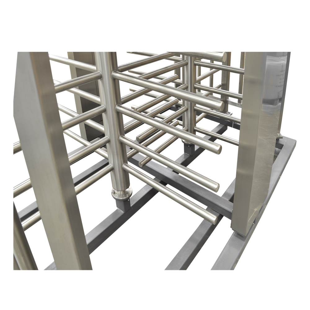 Double Turnstile / Full Body / Indoor/Outdoor / 100% Stainless Steel / Luxury Finish / High Traffic