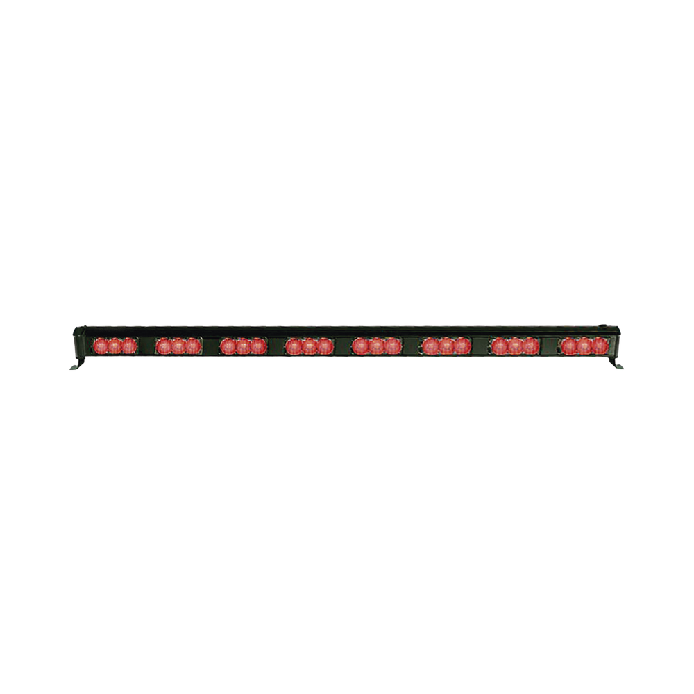 Barra de luces LED directora de tráfico 29.6" color rojo