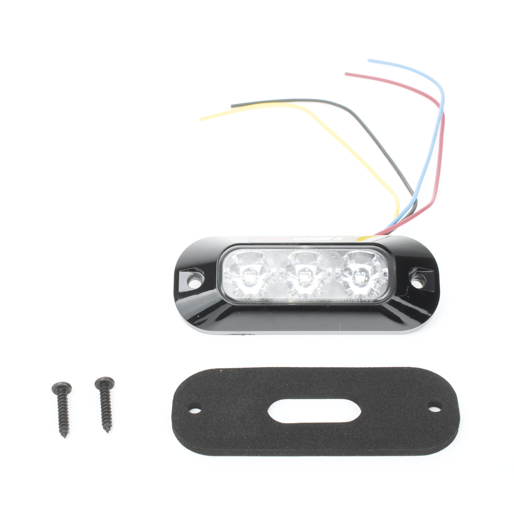 Luz perimetral de 3 LEDS color rojo