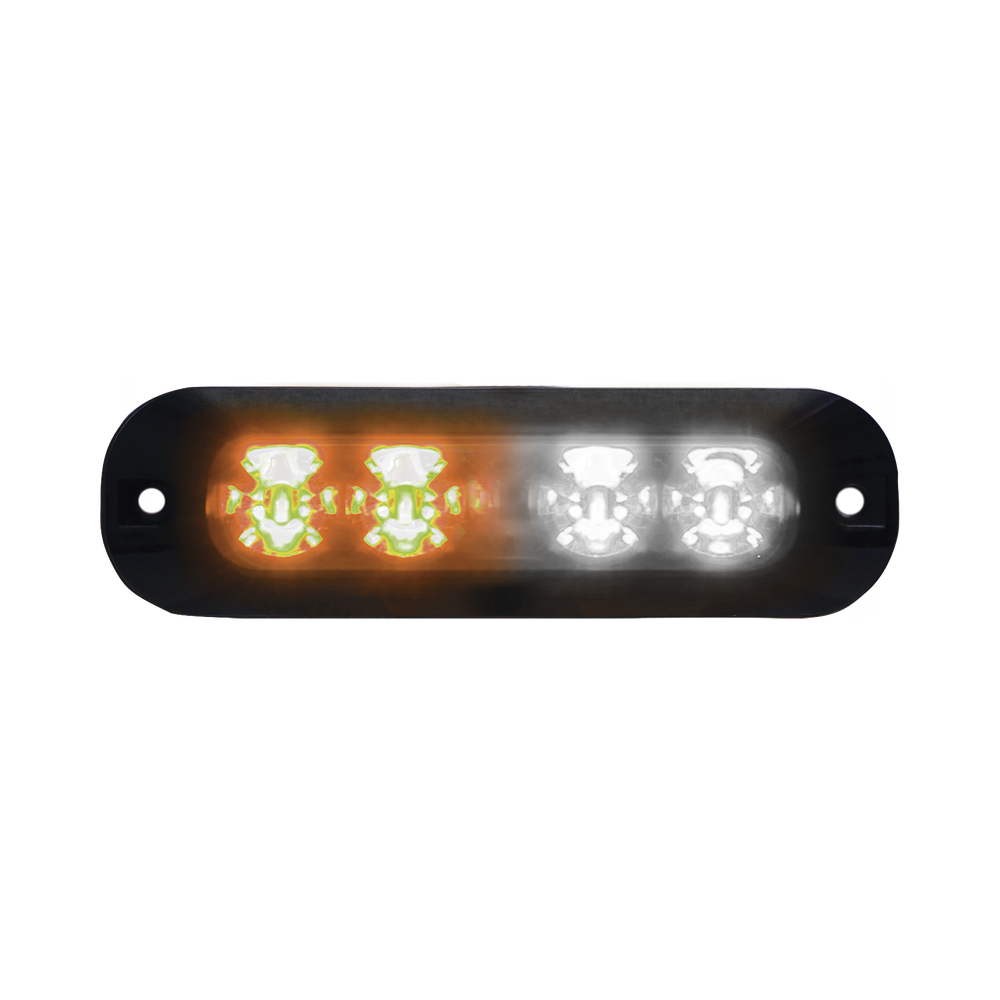 Luz perimetral, 4 LEDs Ultra Brillantes, color Ambar / Claro