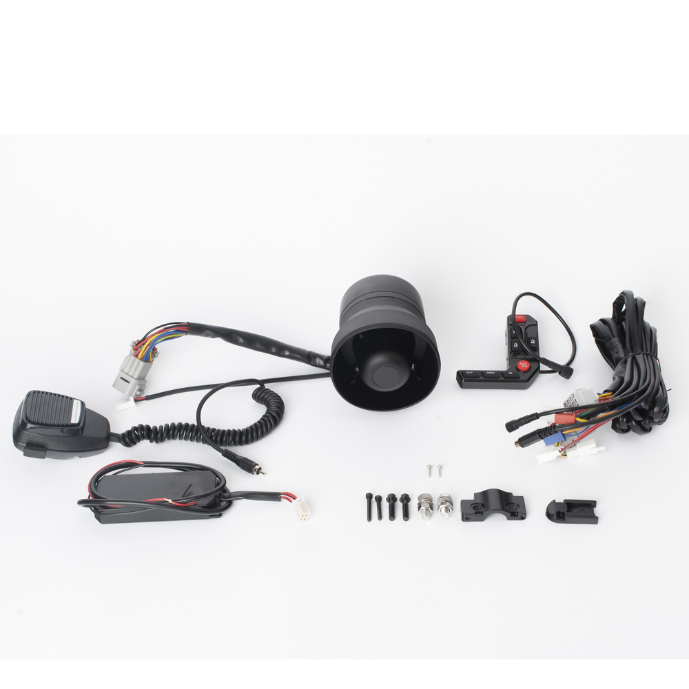 Compact 50 Watt Motorcycle Siren/Horn, Includes Controller