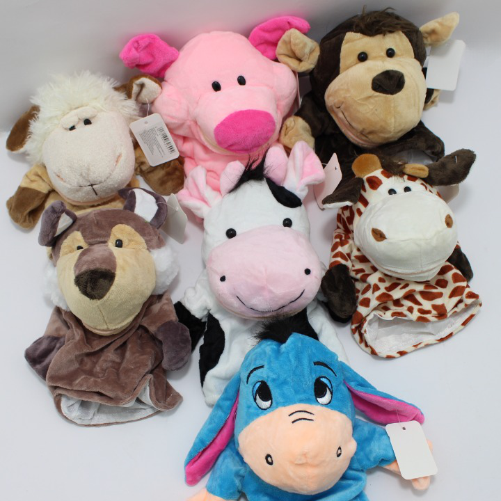 Títere motivo animales de peluche