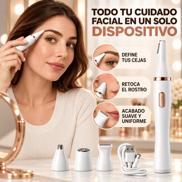 Depilador facial nariz oido patillera
