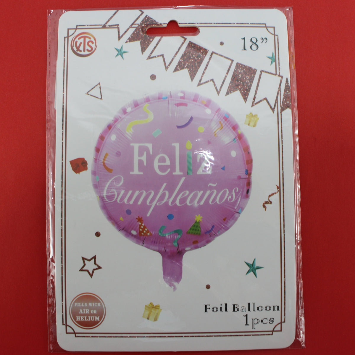 Globo metalizado feliz cumpleaños 18¨
