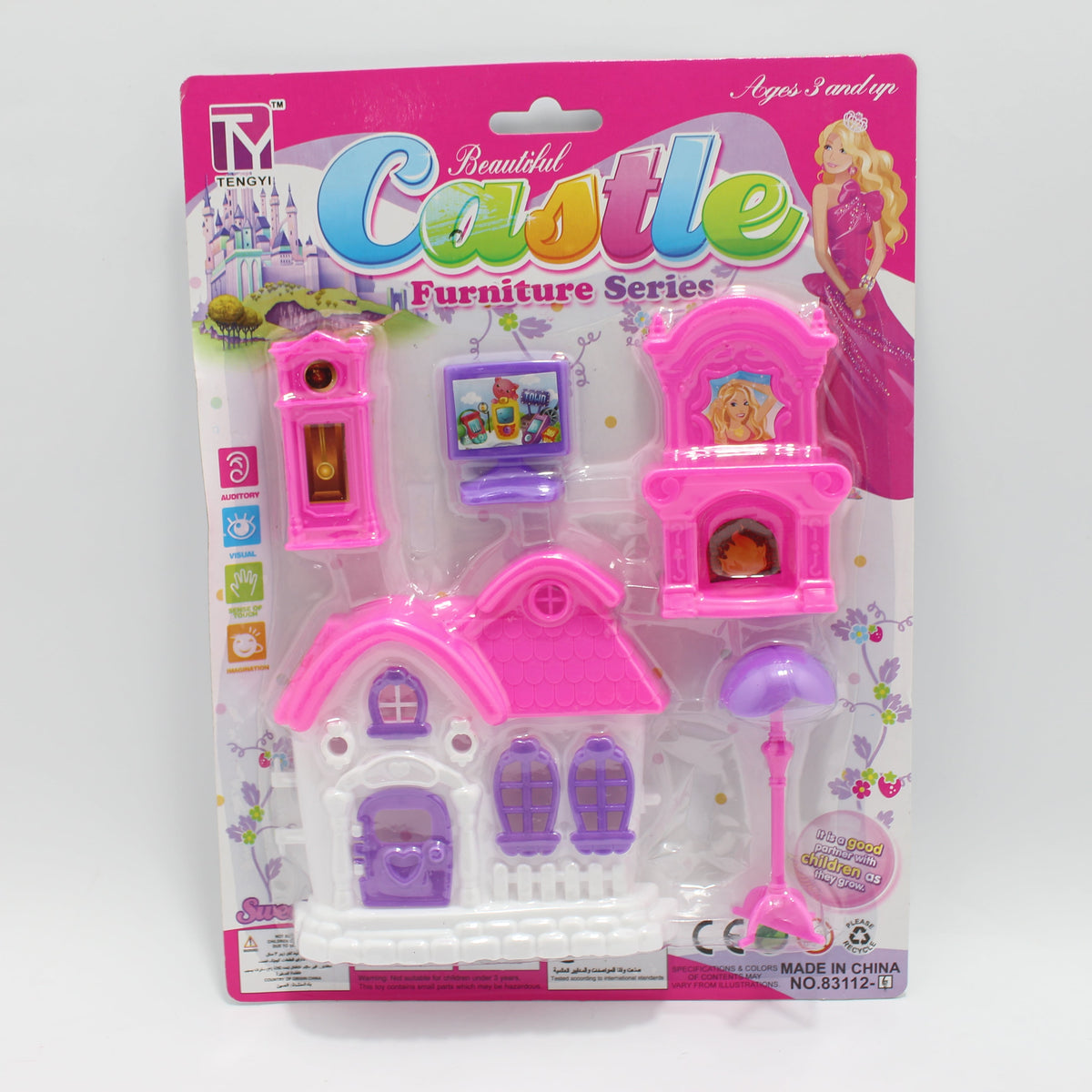 Casa para muñecas + accesorios