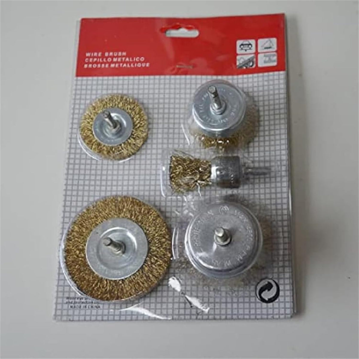 Escobilla quita oxido para taladro