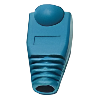 Capa Plástica para protección de Plug RJ45, Color Azul