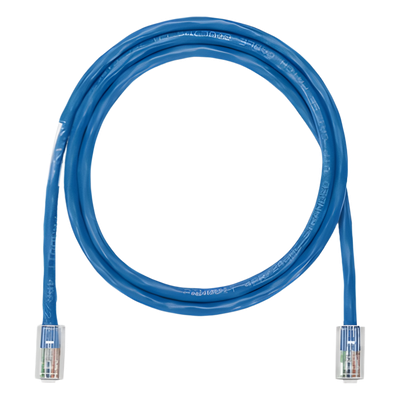 Cable de parcheo UTP Categoría 5e, con plug modular en cada extremo - 3m. - Azul