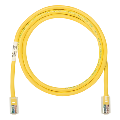 Cable de parcheo UTP Categoría 5e, con plug modular en cada extremo - 2 m. - Amarillo
