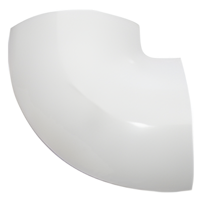 Sección en "L" color blanco de PVC auto extinguible, para canaleta DMC4FT (9430-02001)