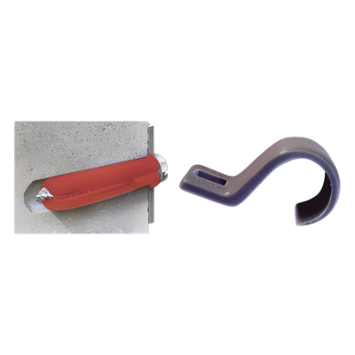 Kit de 3 grapas, 3 taquetes Y 3 tornillos para sujetar conductores redondos o tubo en muro (para tubería de 3/4) (2105-0