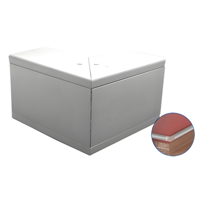 Esquinero exterior de Aluminio, para canaleta INKA151 (8410-81001)