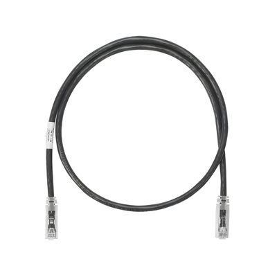 Cable de parcheo UTP Categoría 6, con plug modular en cada extremo - 1 ft (30.48 cm) - Negro
