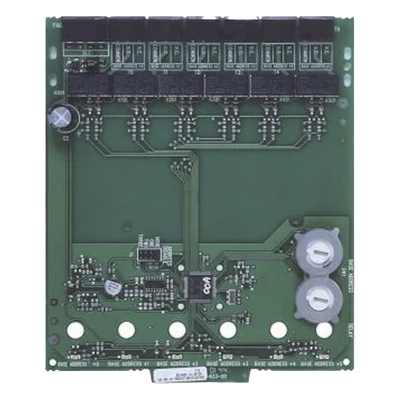 Módulo de 6 Relevadores Direccionable / Protocolo Flashscan o CLIP / Listado UL / Compatible con Paneles de Incendio NOT