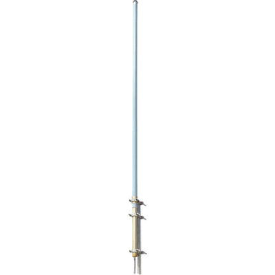 Antena base, fibra de vidrio, rango de frecuencia 806 - 869 MHz