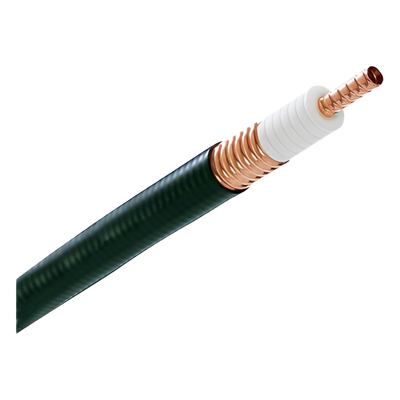 Cable coaxial HELIAX 1-1/4", cobre corrugado, blindado, impedancia 50 Ohms
