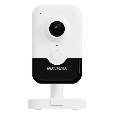 Cubo IP 4 Megapixel / Serie PRO / WiFi / Lente 2.8 mm / 10 mts IR EXIR / PoE / Sensor PIR / H.265+ / Interior / Micro SD