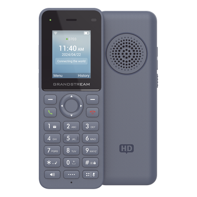 Teléfono IP portátil con conexión a través de Wi-Fi, 2 líneas, 2 cuentas SIP