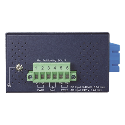 Switch Industrial Bypass de Fibra Optica Multimodo con Conector SC de 2 Canales