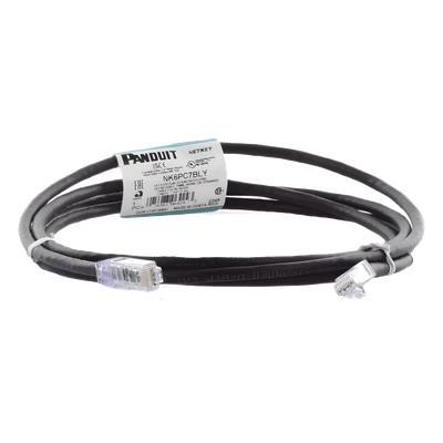 Cable de parcheo UTP Categoría 6, con plug modular en cada extremo - 2 m. - Negro
