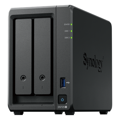 Servidor NAS de 2 Bahías (Expandible a 7 Bahías) / Hasta 126 TB / Servicio Nube Gratis (P2P) / Administración Remota y R