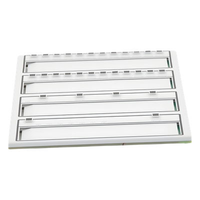 Teclado para Anuncios y Controles Locales del Sistema de Voceo DVC-EM de Notifier / LEDs de Estado y 24 Botones Programa