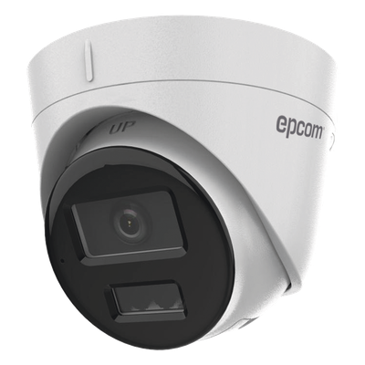 Domo IP 4 Megapixel / Lente 2.8 mm / Dual Light (30 mts IR + 30 mts Luz Blanca) / Micrófono Integrado / Antivandálico IK