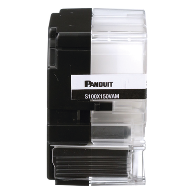 Cassette Etiq. autolam. p/impresora MP PXE™ S100X225VAM, vin., blanca, 2.25"x1", 0.75"POH