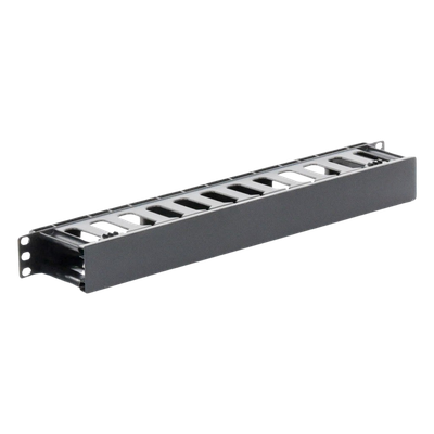 Organizador de cables Horizontal Para Rack de 19", 1U