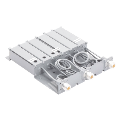 Duplexer SYSCOM en VHF, 6 Cav. 148-160 MHz, 50 Watt, 5 MHz Sep. Rechazo de Banda, N Hembras.