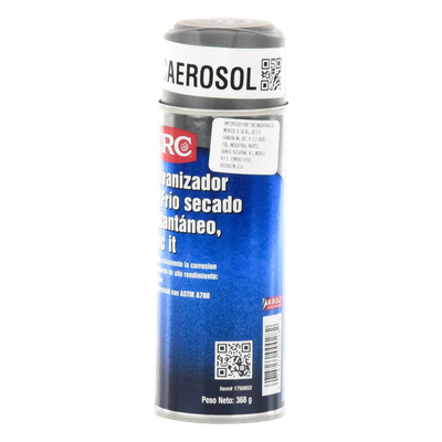 Compuesto Zinc en Aerosol para Retoque de Piezas Galvanizadas por Inmersión en Caliente (12 oz.).