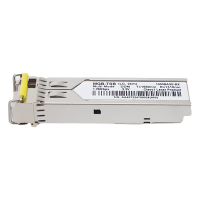 Módulo mini-GBIC SFP-Port 1000BASE-BX (WDM, TX:1310nm) - 2 km (-40~85 grados C)