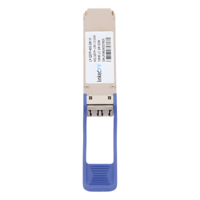 Transceptor QSFP+ (Mini-Gbic) / Monomodo / 40 Gbps de velocidad / Conectores LC Dúplex / Hasta 10 km de Distancia