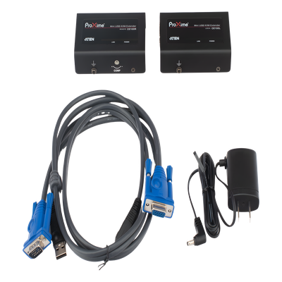 Extensor KVM / Conector VGA Cat 5 / 1280 x 1024 a 60 Hz 100m / 1920 x 1200 a 60 Hz 30 m