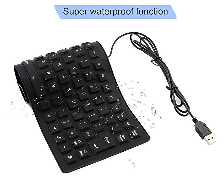 Sunffice Teclado Silicona Plegable impermeable