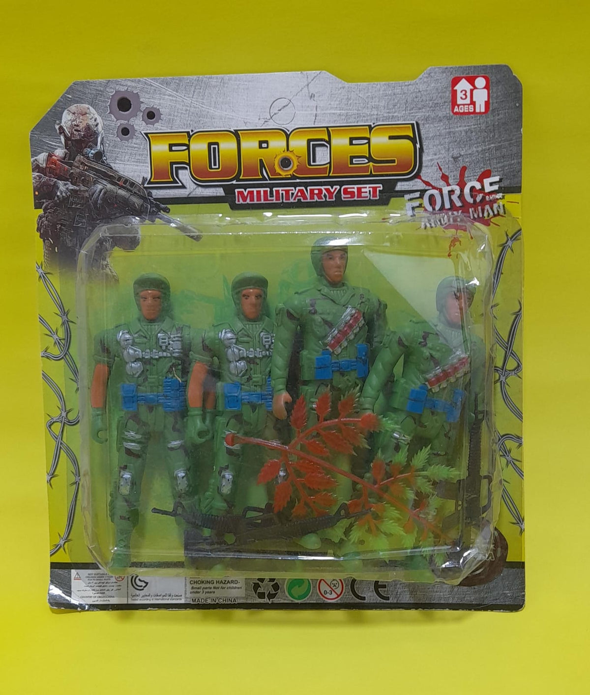 Juego de soldados forces military x4