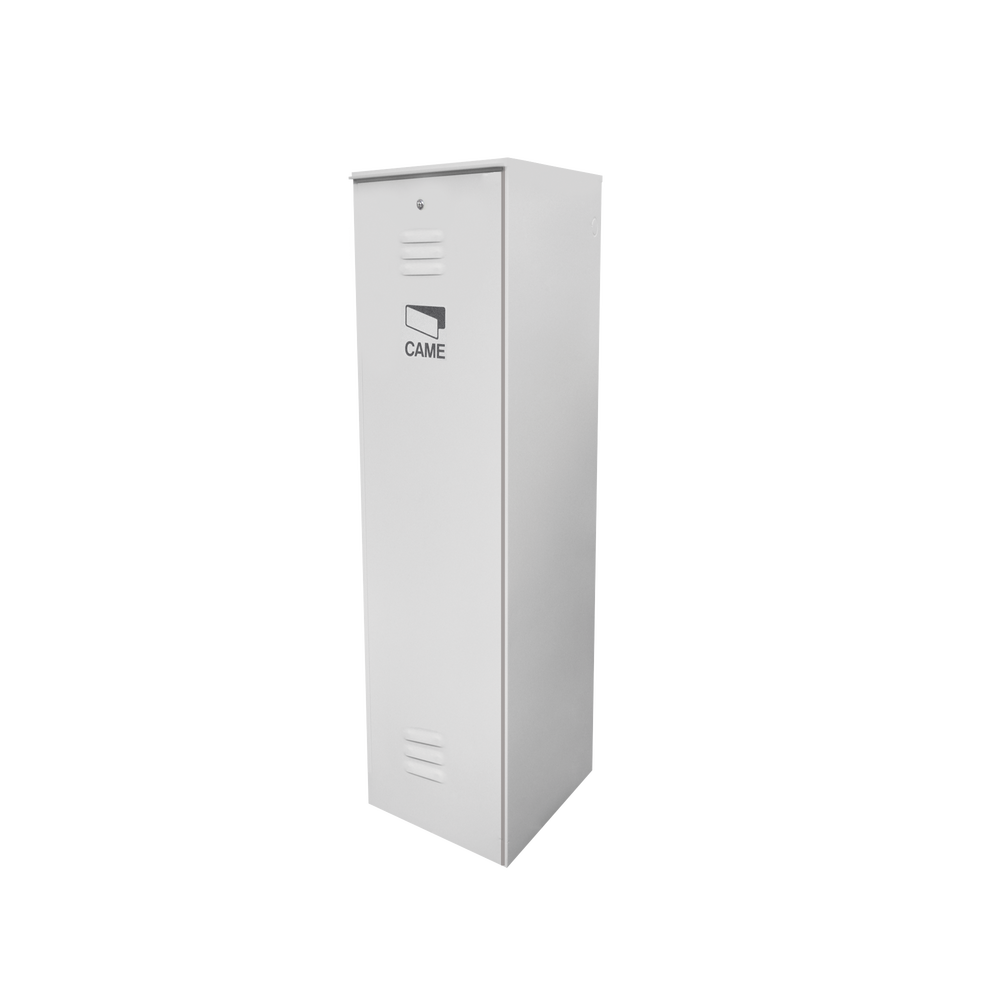 Barrera vehicular CAME / G3750 / Gabinete color blanco / sin accesorios