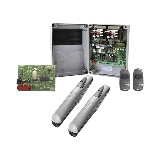 Kit de Operadores AXO 3024  Para Puertas Abatibles / Peso Máximo de la Hoja 400 kg / Longitud Máxima 3 metros